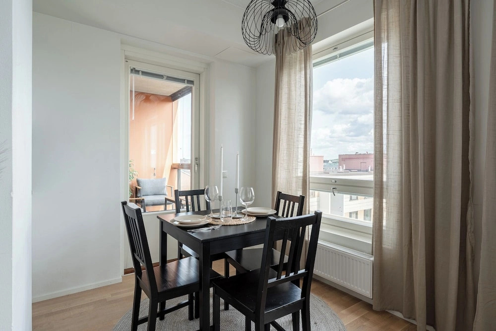 Stunning Views 1BR Home with Sauna and Balcony