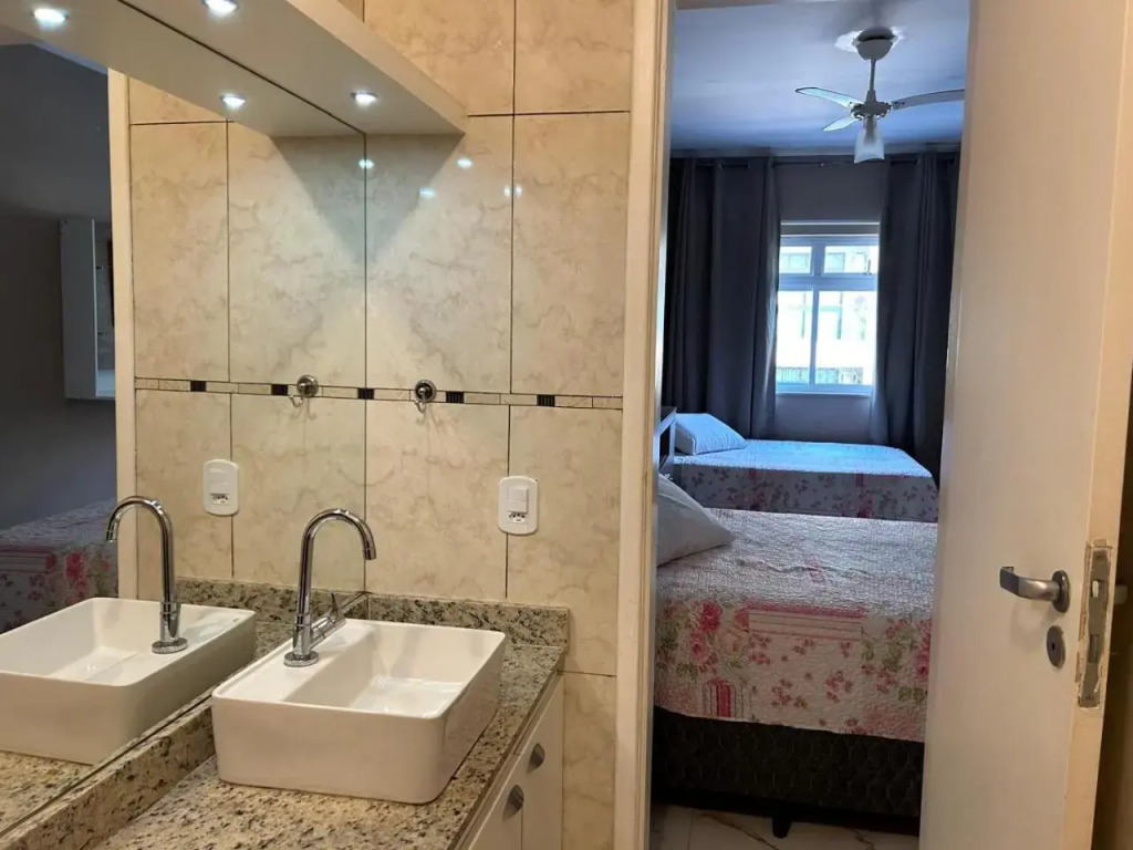 Apartamento 1 Minuto a pé da Praia do forte
