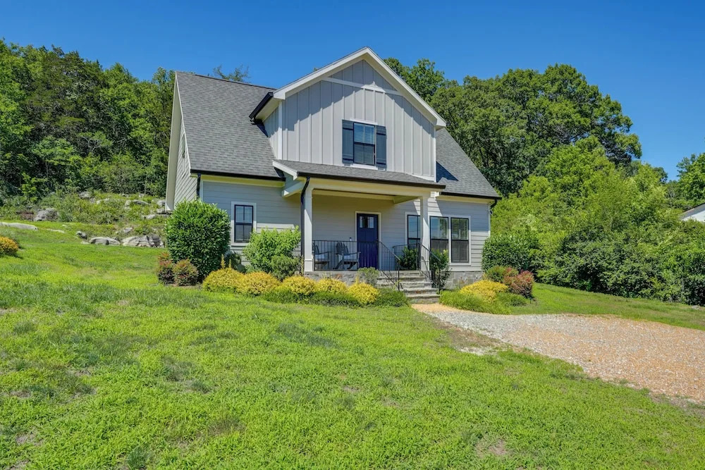 Wooded Escape w/ Beautiful Backyard + Mtn Views!