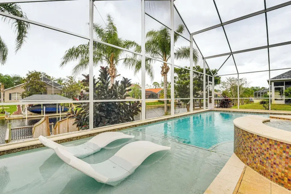 On-site Canal Access: Luxe Home in Palm Coast!