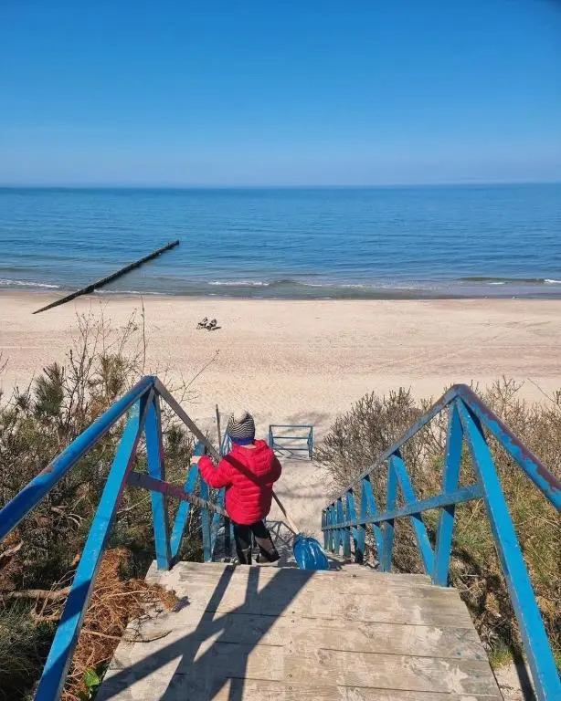 Zielony Domek Apartament w Rewalu 42 m2, tylko 40 metrów od plaży