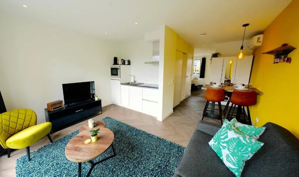 Sunny 45m2 Penthouse with Balcony and Terrace
