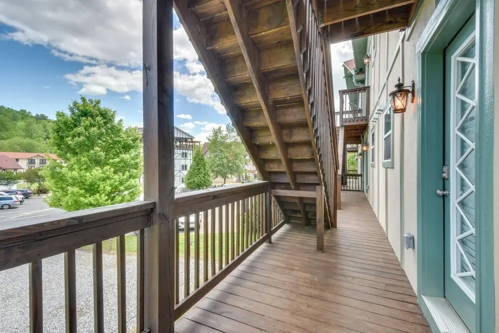 Walk to Main St & River: Downtown Helen Condo