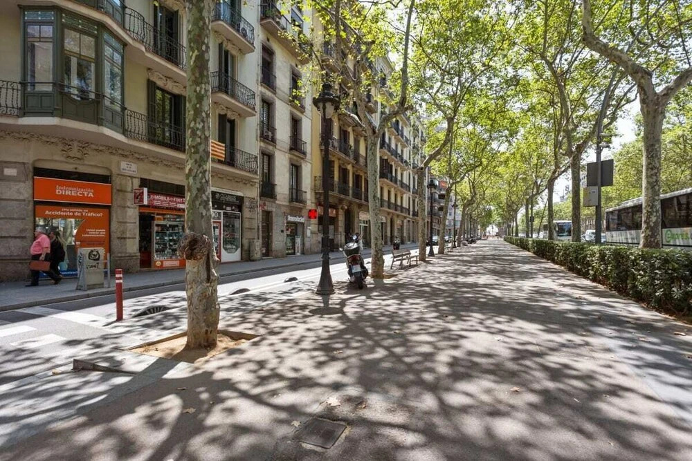 Designer 4 Bed Apt W Balcony Near Plaça Catalunya