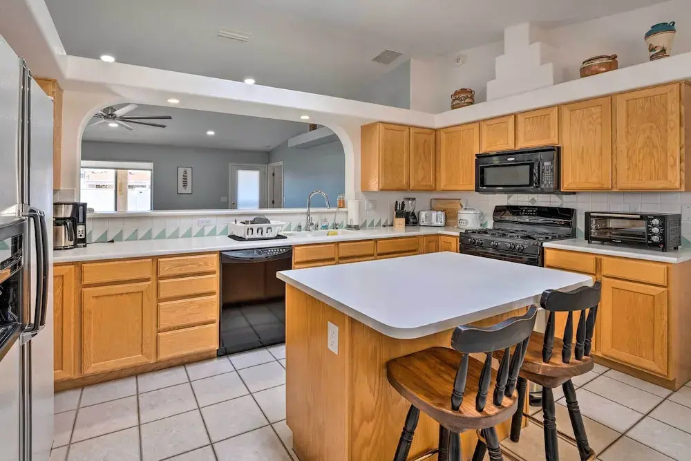 Patio + Fire Pit: Central Home in Lake Havasu City