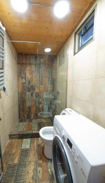 cozy wooden cottage in Bakuriani