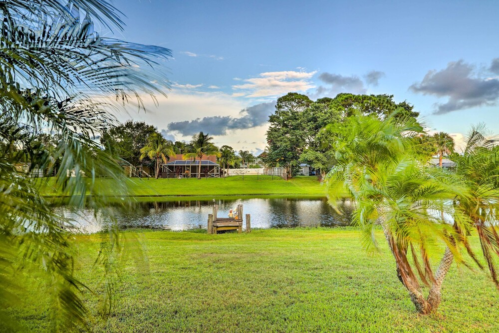 Waterfront Port St Lucie Home w/ Lanai & Pool