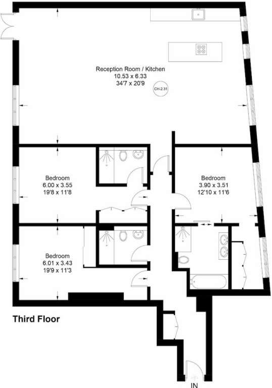 The Eyre Suite Two - Farringdon - by Frankie