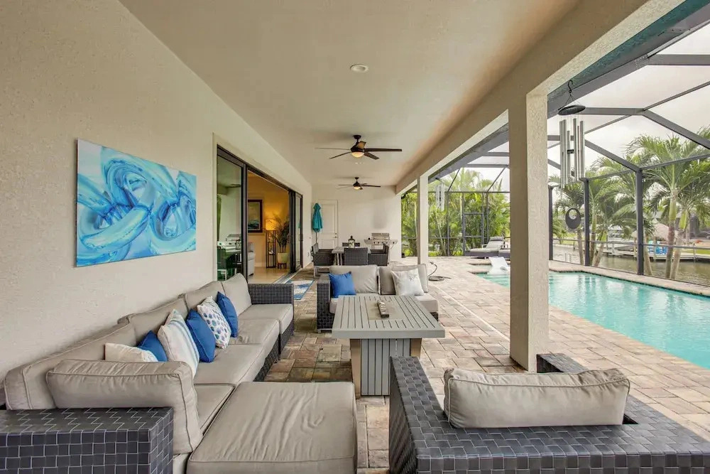 Tranquil Waterfront Home w/ Pool in Cape Coral