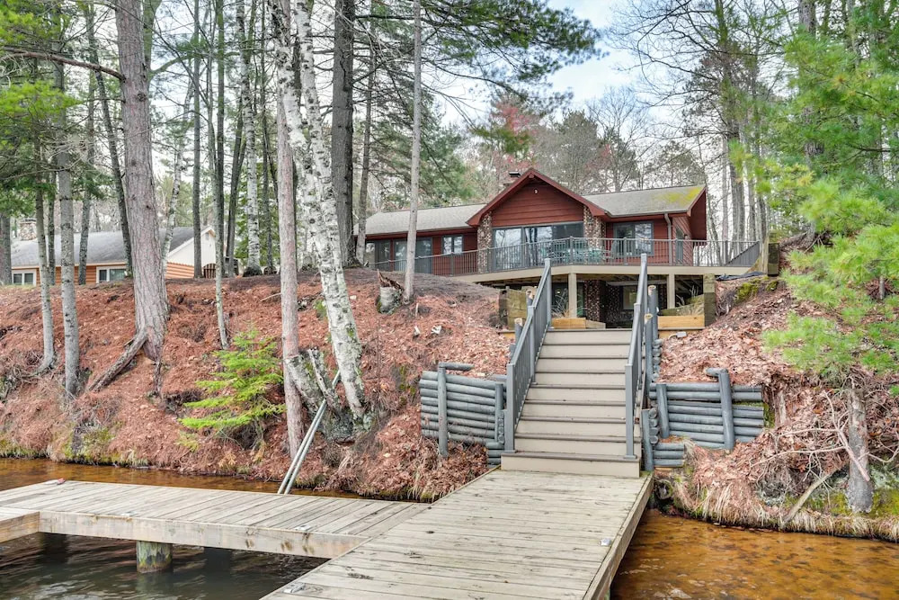 Waterfront Eagle River Lake Home w/ Boat Dock