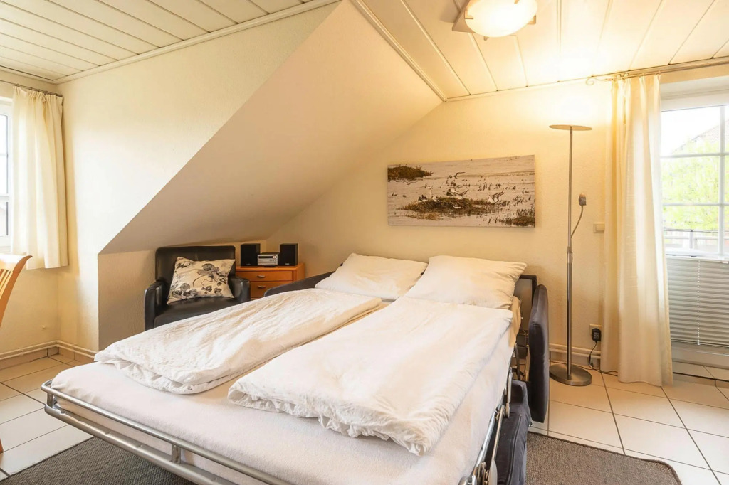Apartment in Friedrichskoog-Spitz with a balcony