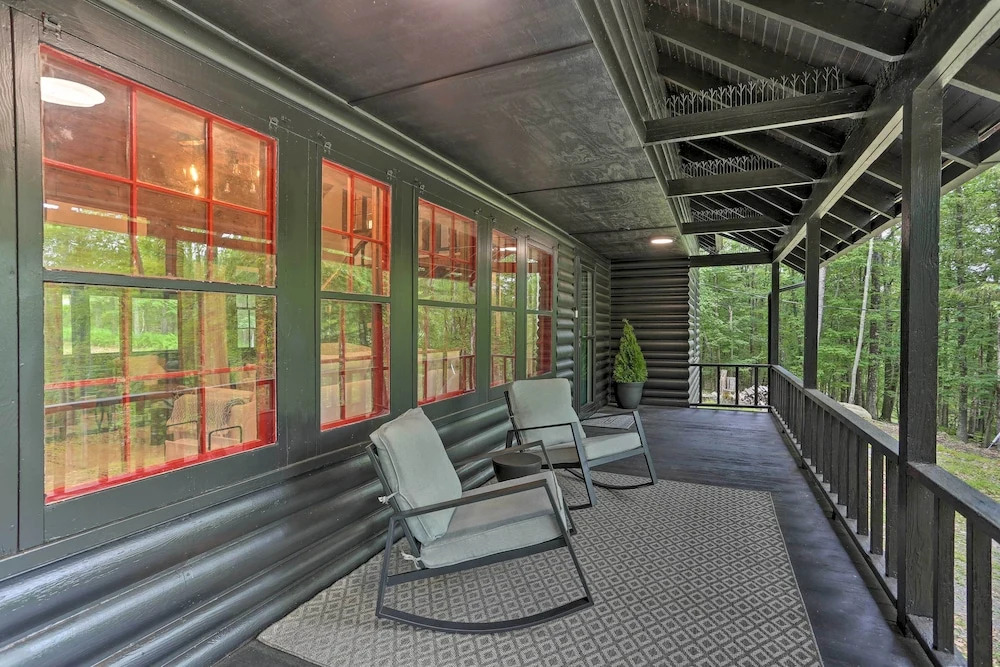 Hilltop Lackawaxen Gem w/ River View & Fire Pit
