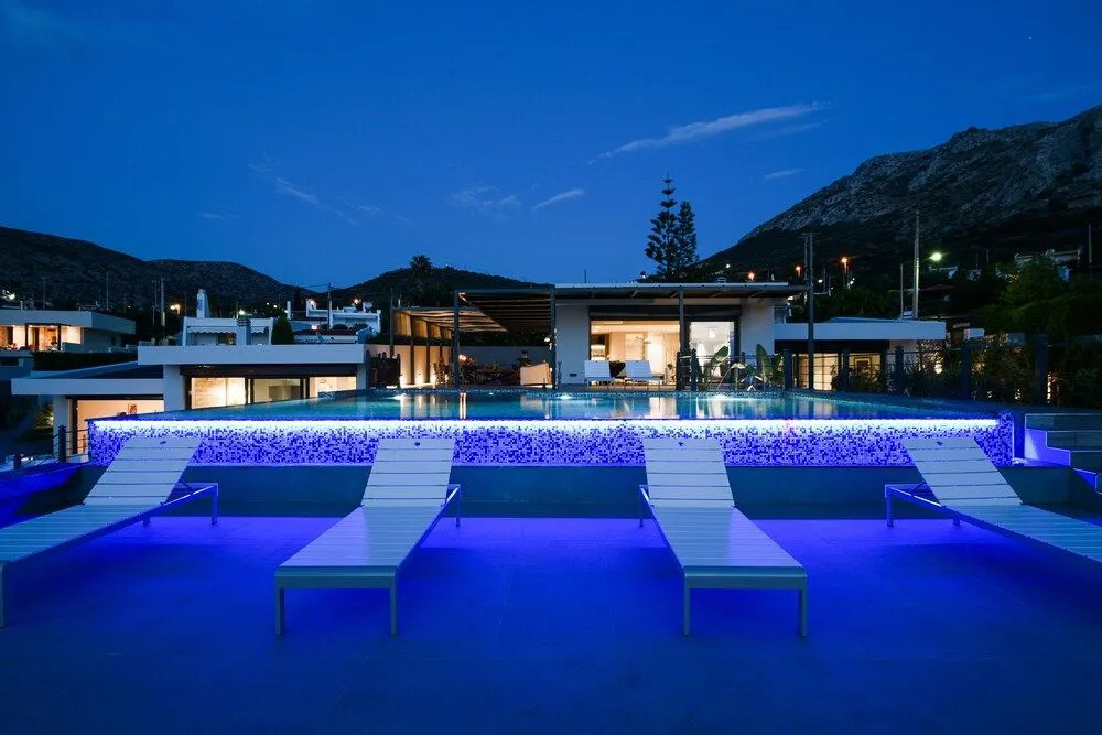Luxury Beachfront Villa Selenia Platinum in Sounio