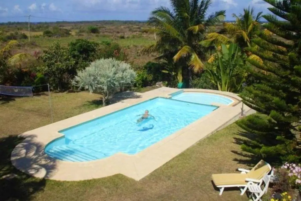 Spacious villa with sea view in Trou DEau Douce