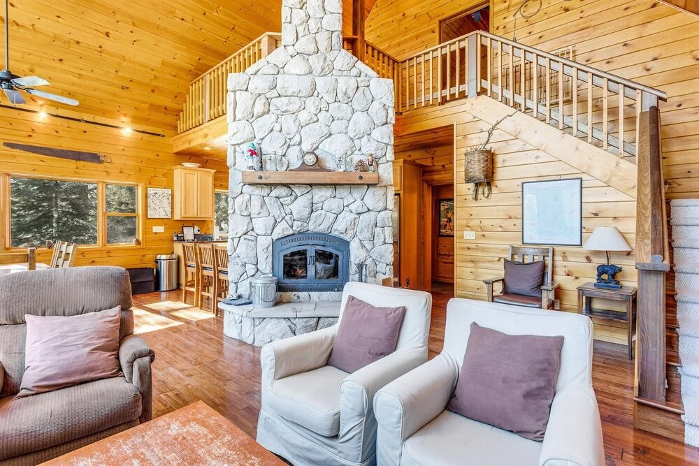 Rustic Custom Built Cabin w/ Hot Tub & Sauna SK#33 by Bear Valley Vacation Rentals