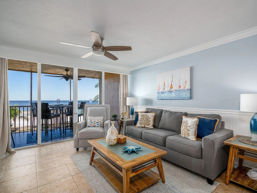 Welcome To Beach Villa's # 202 Vacation Rental - 250 Estero Blvd 2 Bedroom Condo by RedAwning