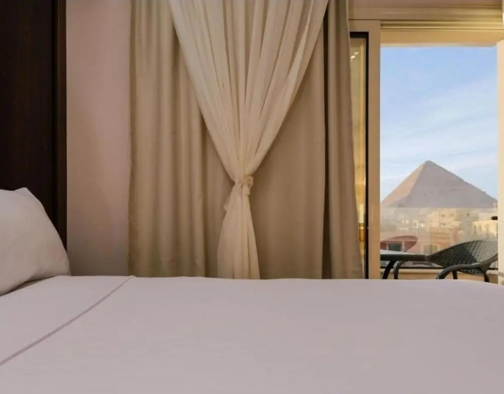 Pyramids top view