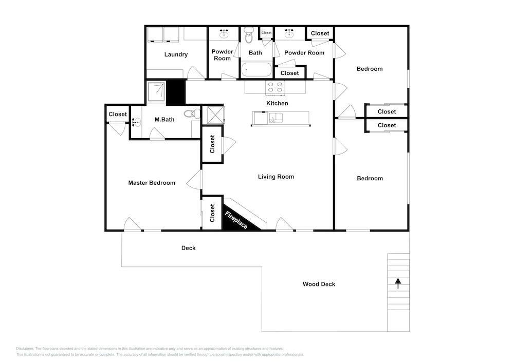 New Listing! Updated Apartment W/ Large Deck 3 Bedroom Apts
