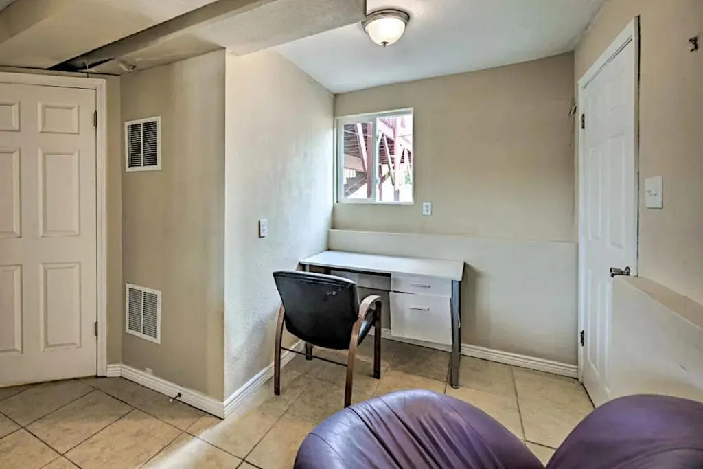 Three bedrooms with one king bed