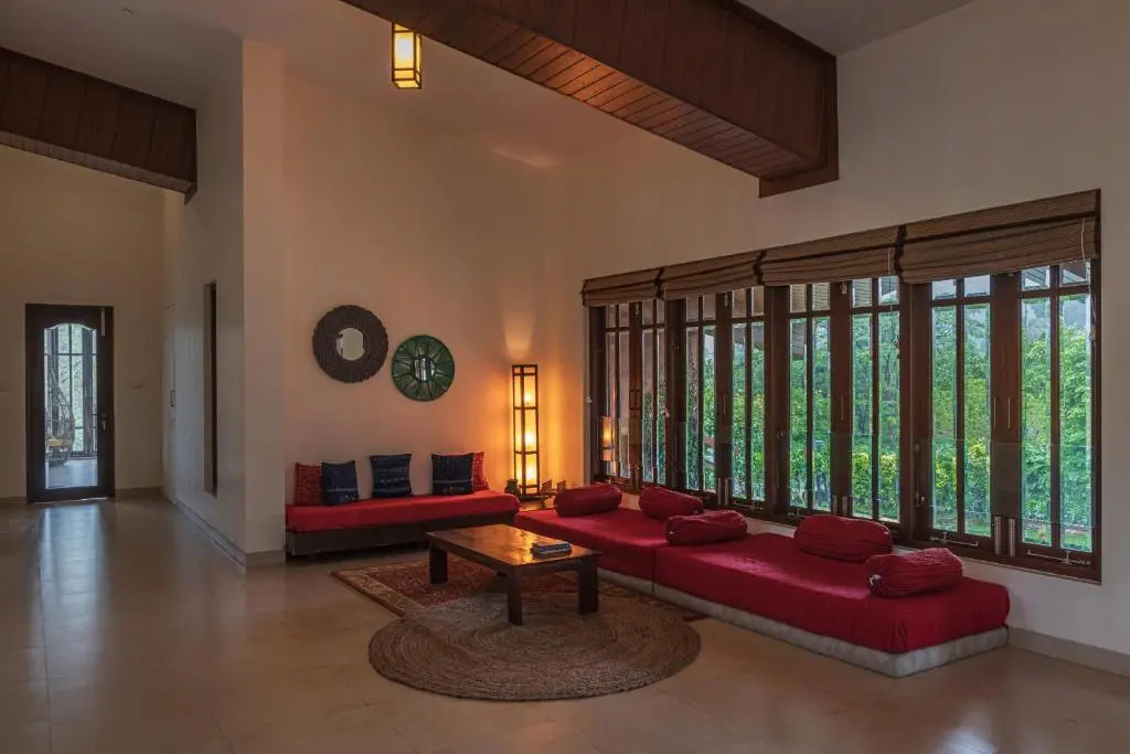 SaffronStays Ananya, Karjat - pet-friendly pool villa with a party deck and games