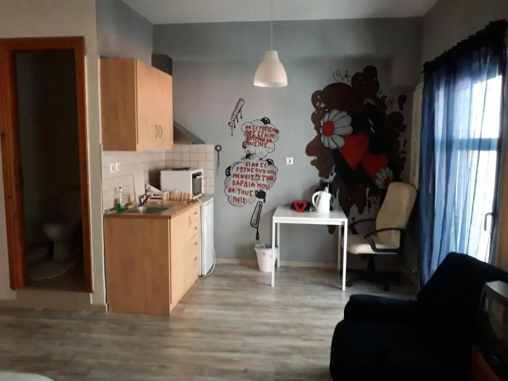 The studio with the bohemian ambiance