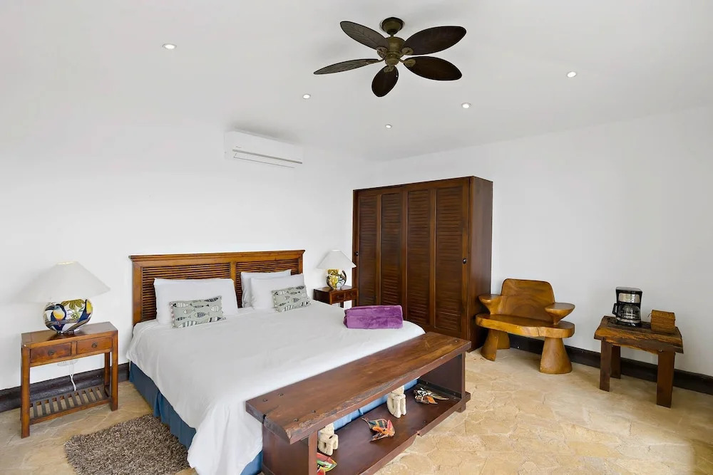 Dreamy Spanish-Style Villa with Sweeping Ocean Views, Elegant Nautical Design & Giant Infinity Pool
