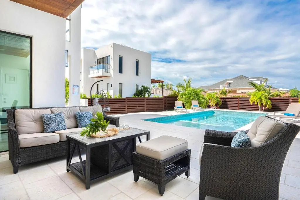 Gated Long Bay Villa Near Grace Bay with Pool