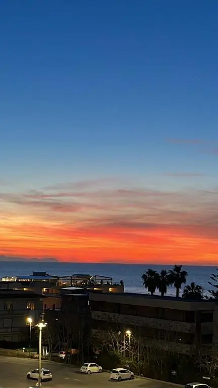Window on the sunset