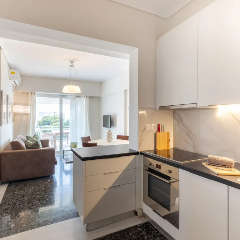 Beachfront 2-bedroom Stay in Voula
