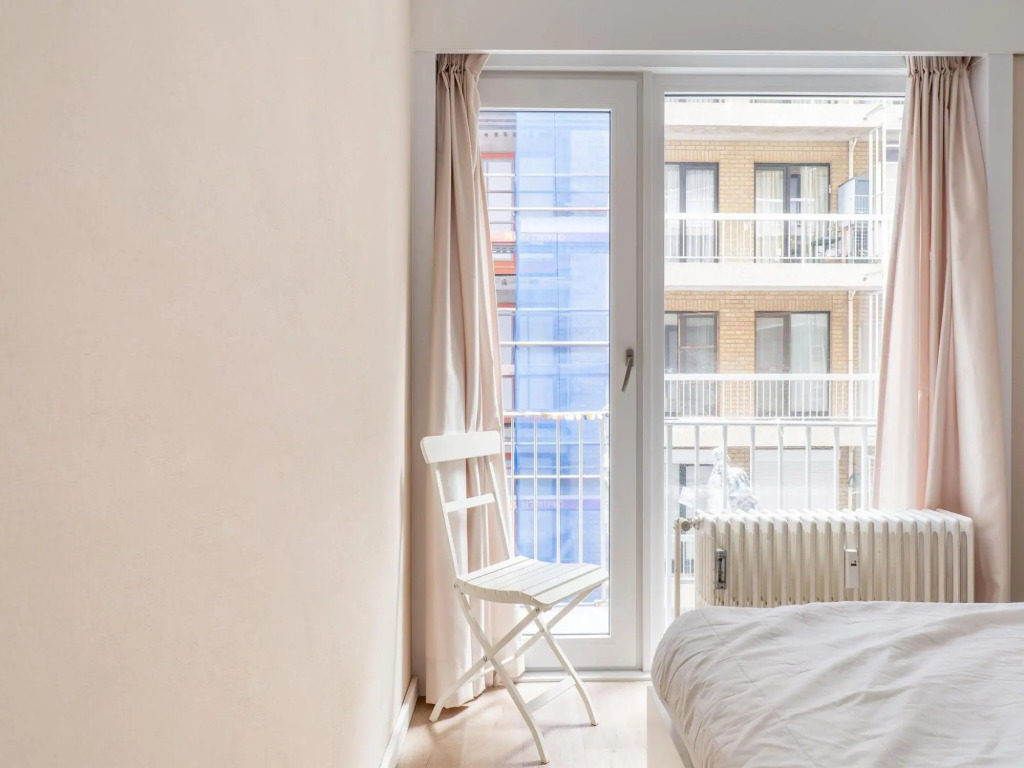 Seafront apartment in Blankenberge with balcony