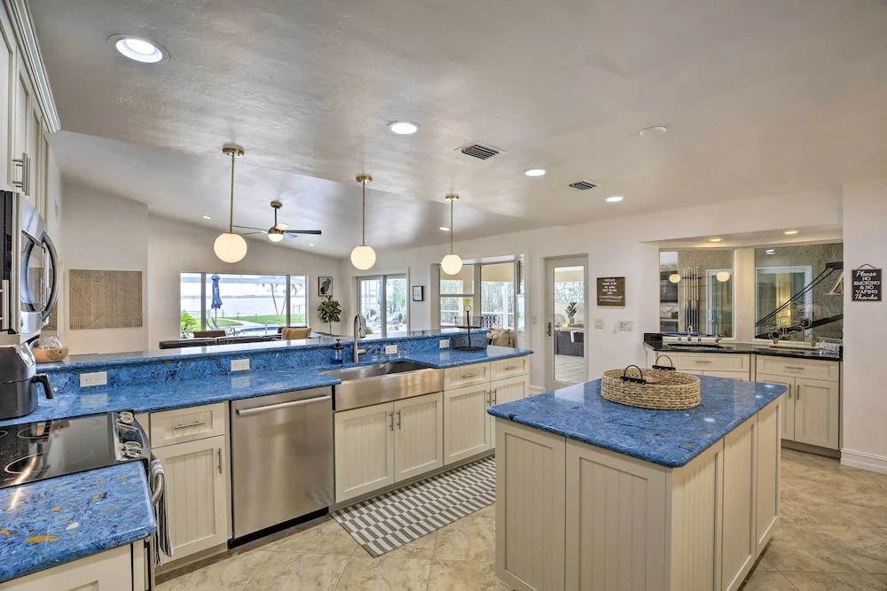Luxe Waterfront Home w/ Pool & Dock in Cape Coral