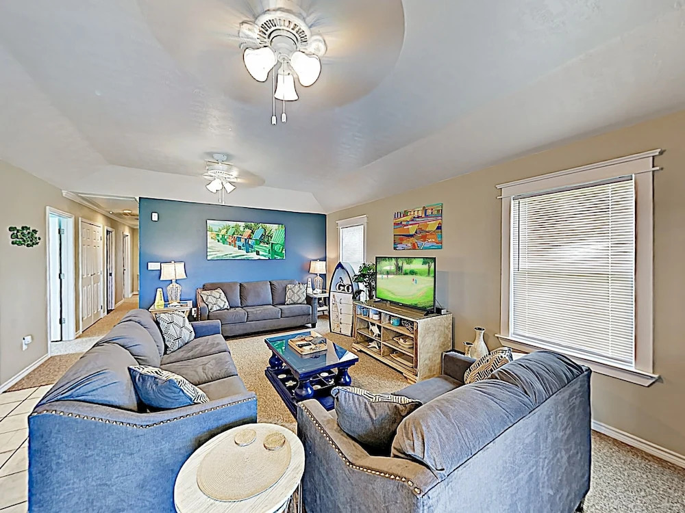 New Listing! Beach House Bliss W/ Deck & Pool 4 Bedroom Home