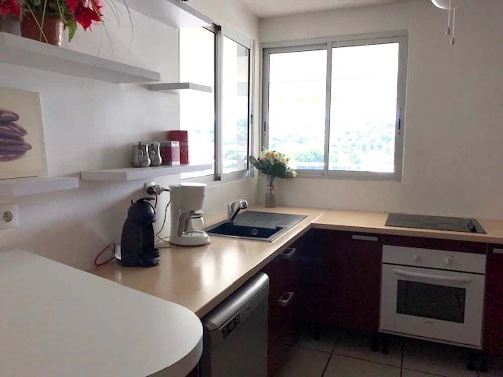 Apartment With 3 Bedrooms in La Trinité, With Wonderful sea View, Encl