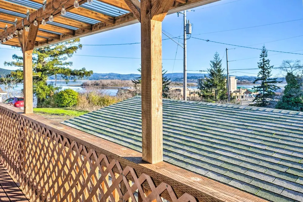 Fire Pit & Bay Views: North Bend Home