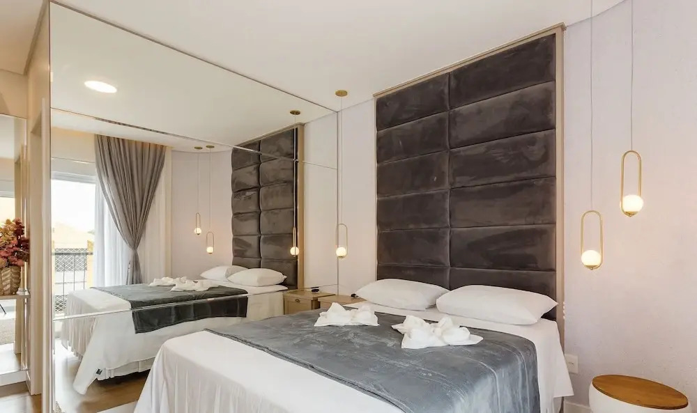 Apartment w/ Pool, 85m From Beach in Jurere Ptj203