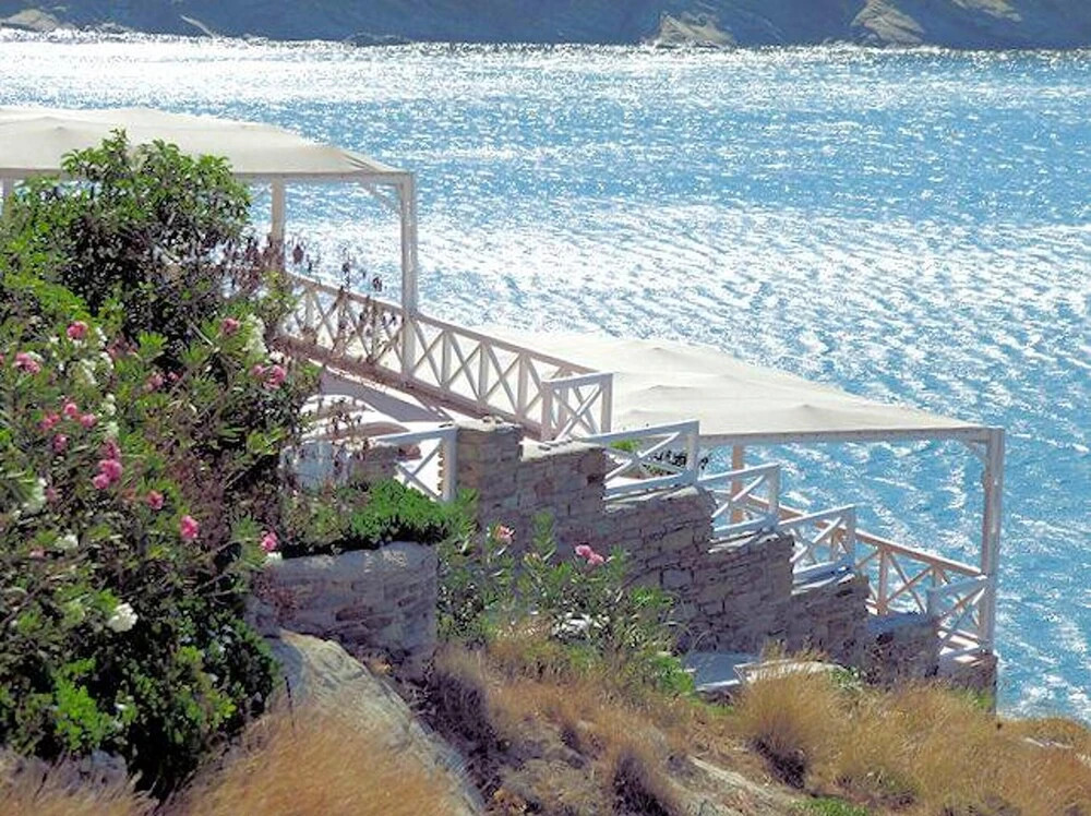Apartment With one Bedroom in Ormos Kardianis, With Wonderful sea View, Furnished Terrace and Wifi - Near the Beach