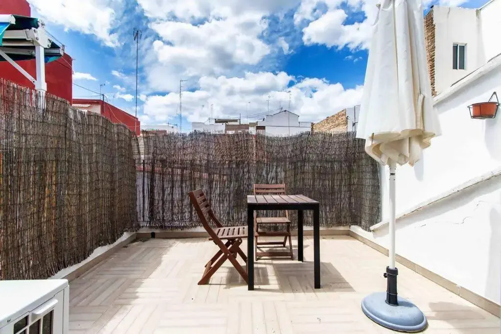 Precioso estudio con terraza privada en la playa
