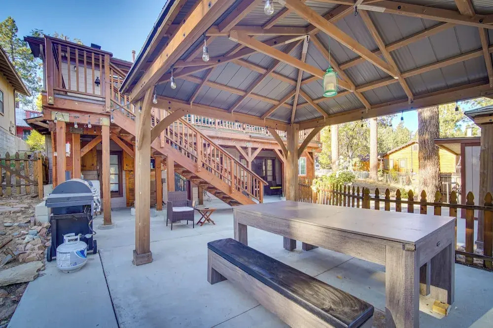 1 Mi to Lake: Home w/ Hot Tub & Gazebo in Big Bear