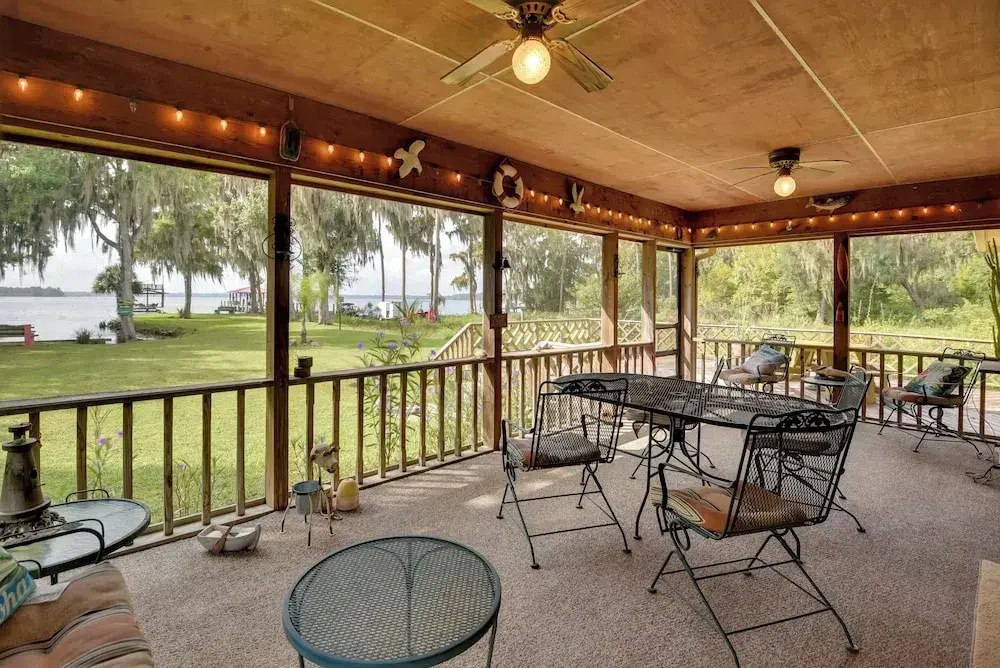 'pirate Cove' Home in Welaka: Dock & River Access!