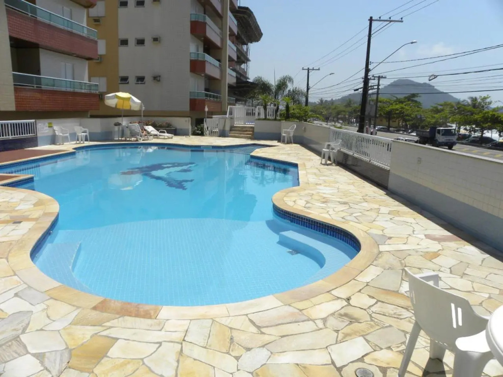 Apto 3 quartos Condominio Costa Atlantica-pé na areia-em Ubatuba,SP
