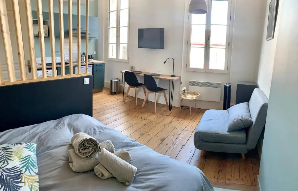 LE DUMON 4 - Studio NEUF LUMINEUX CALME - WiFi - GARE 200m