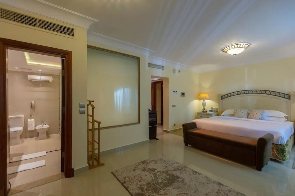A 4 bedroom contemporary villa is furnished with luxe imported Italian furniture