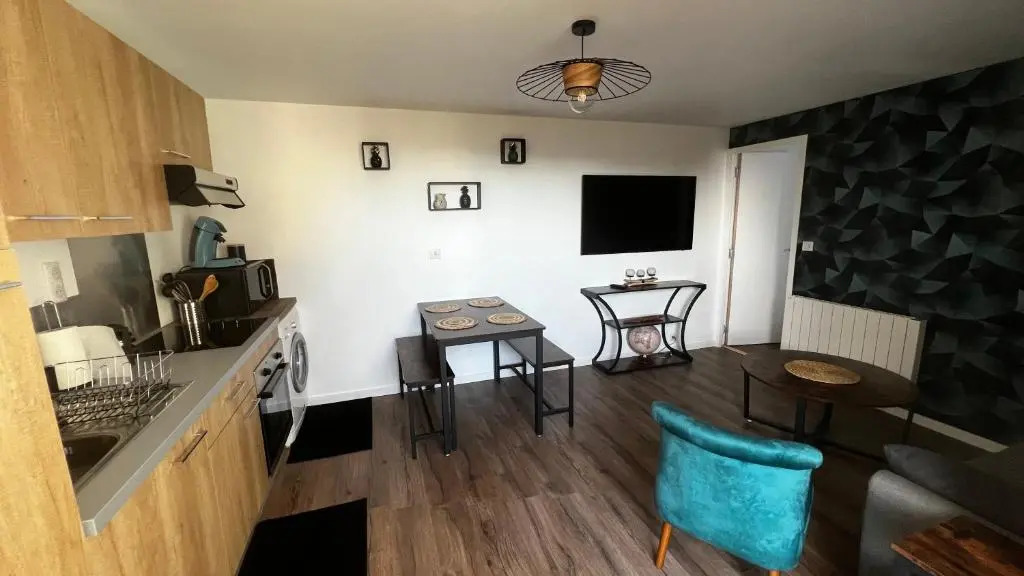 Logement avec terrasse,4 pers, parking