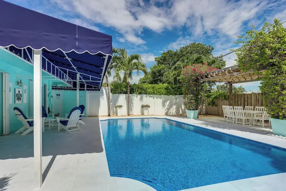 Coastal Villa w/ Private Yard + Heated Pool!
