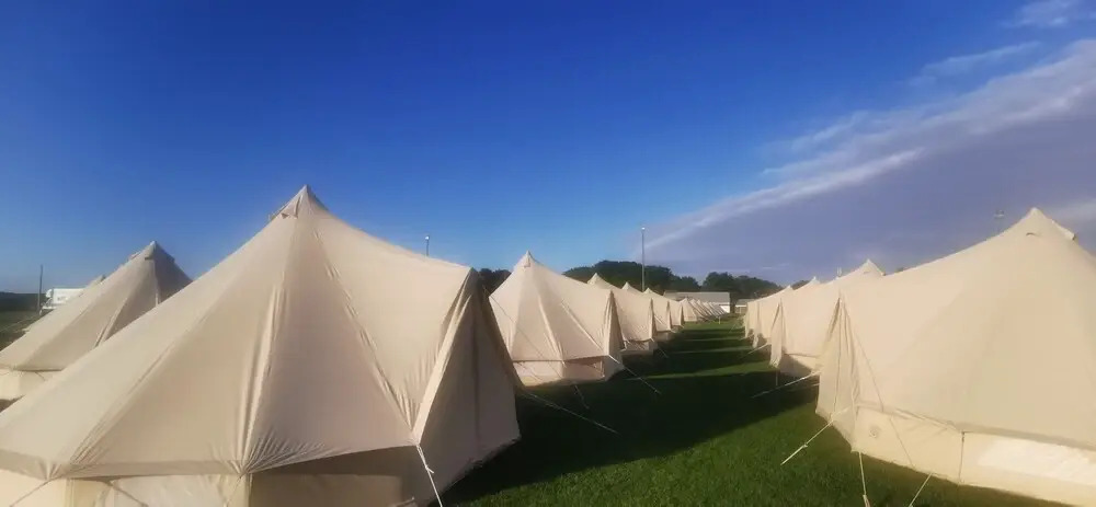 Nine Yards Bell Tents at the TT - Castletown