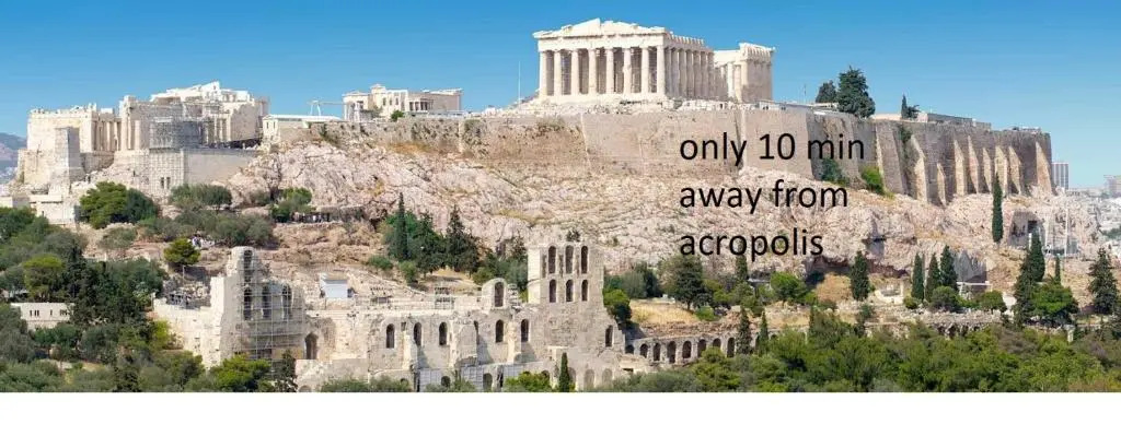 Theo app 2 seperate bdrms 1'subway 10'acropolis