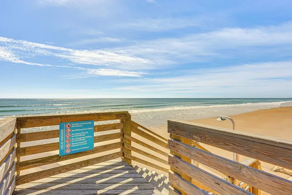 Ocean-view Condo: Steps to North Topsail Beach!