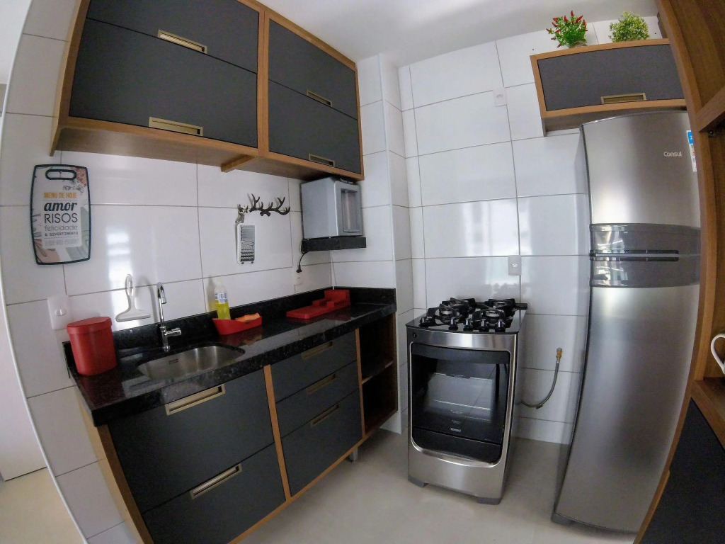 2 quartos, Rooftop a 200m da Feirinha da Beira Mar