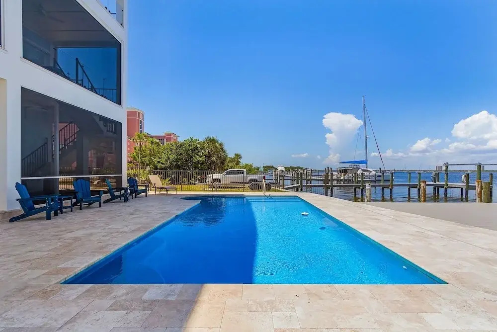 319 Bay & Beach Blessings: Pool Home W/ Water Views! 4 Bedroom Home