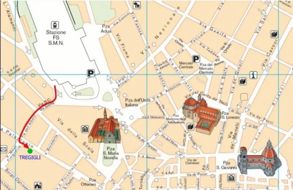 BB Tre Gigli Firenze stazione, via Palazzuolo 55